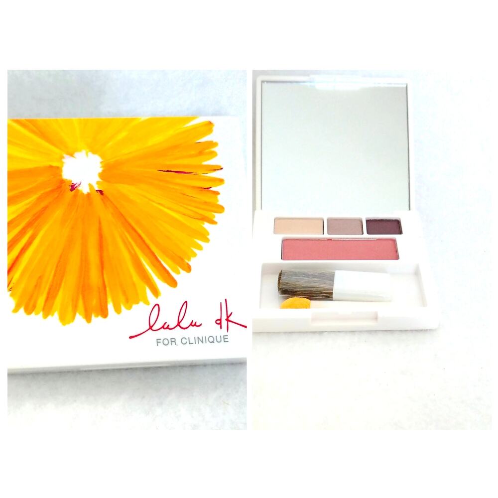 Clinique Lulu Eye Shadow Blush Compact Morning Java Foxier Neutral Territory Fig